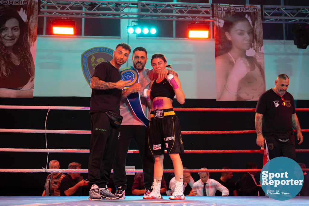 Italian Boxing Italian Women's Flyweight Title - Aurora De Persio vs Giacoma Cordio