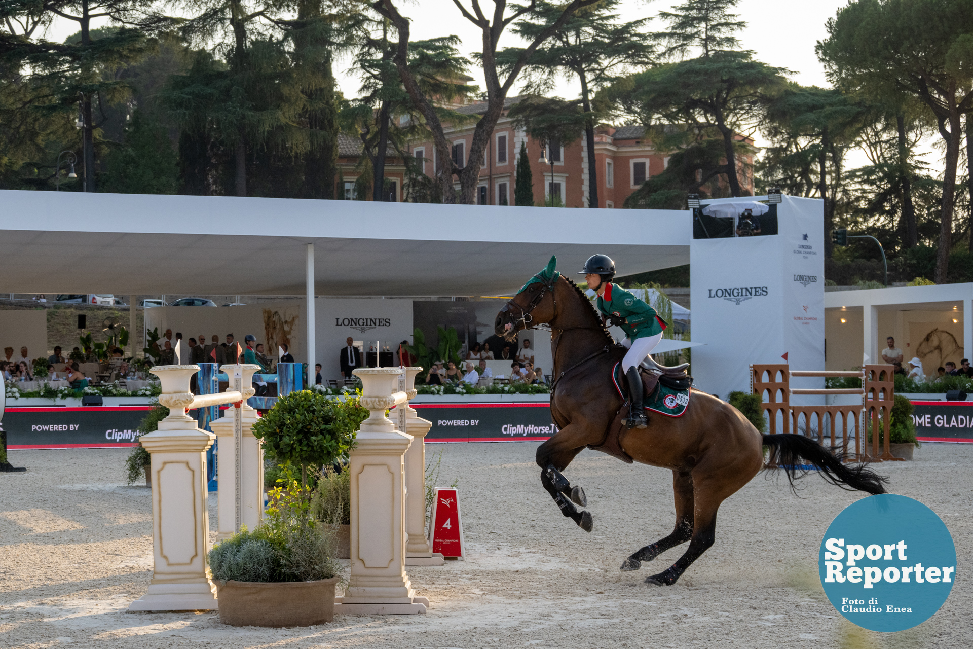 Riding Longines Global Champions League Rome 2024